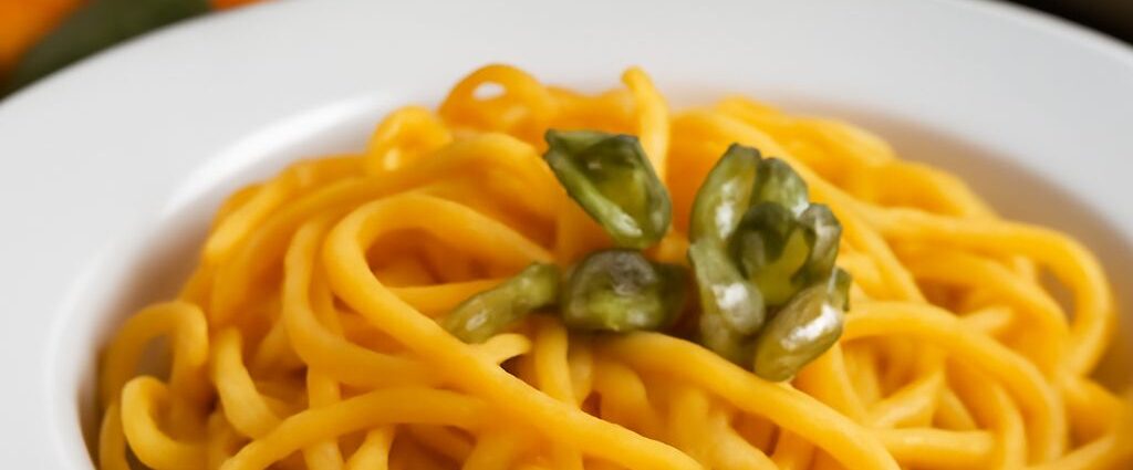 Butternut squash pasta sauce recipes served over noodles