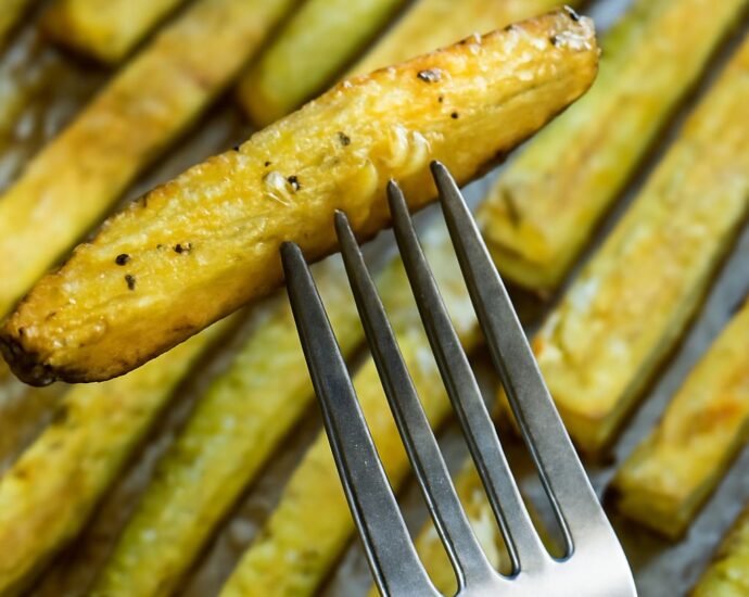Skillet-cooked cucumbers with herbs in a simple cooked cucumber recipe