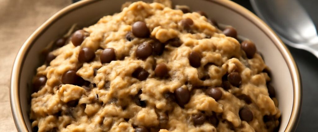 Eggless chocolate chip cookies stacked on a cooling rack