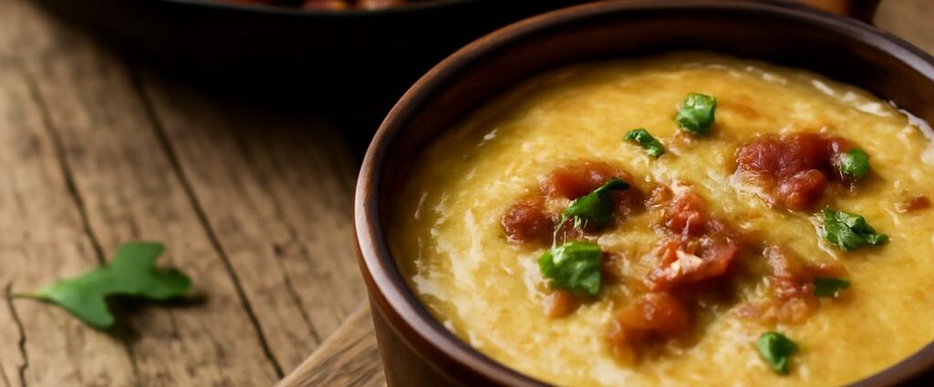 Freezing potato soup in airtight containers