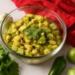 green tomato salsa and green tomato salsa recipes in a plant-based meal