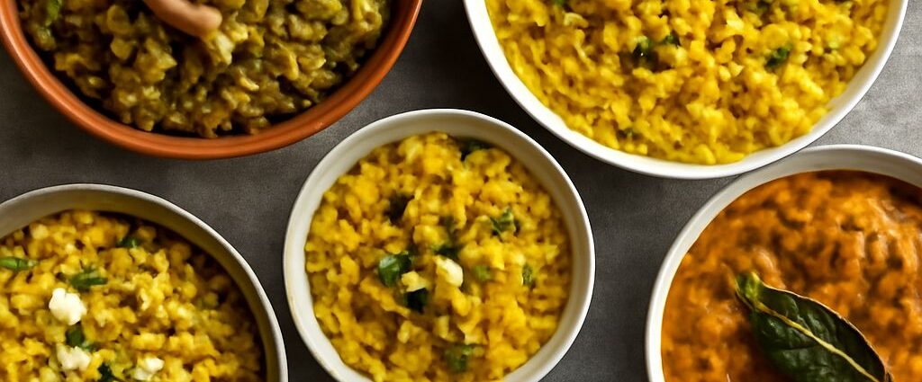 Fluffy Indian rice served in a bowl