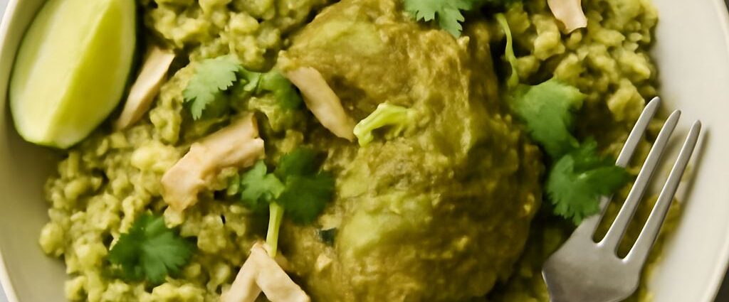 Lime rice with cilantro in a serving bowl
