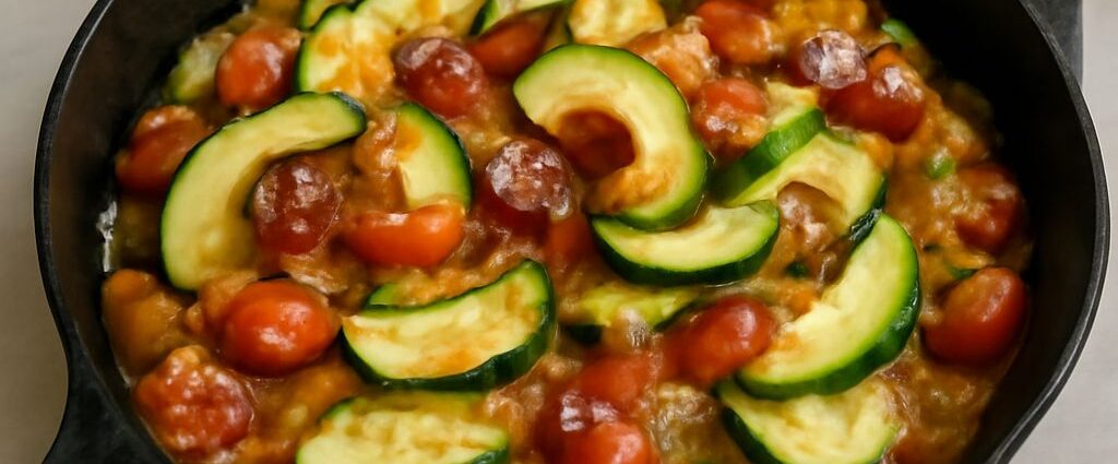 Pan fried zucchini slices browned in a skillet