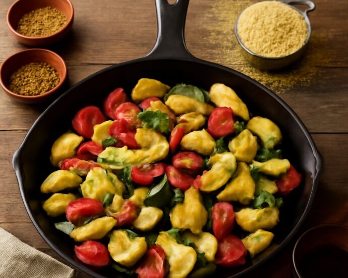 Sautéed zucchini and yellow squash in a skillet