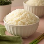 Sticky rice in a rice cooker ready to serve