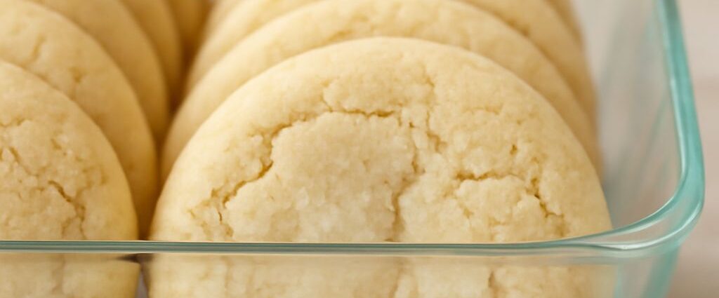 Sugar cookies without eggs on a cooling rack