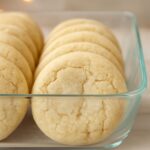 Sugar cookies without eggs on a cooling rack