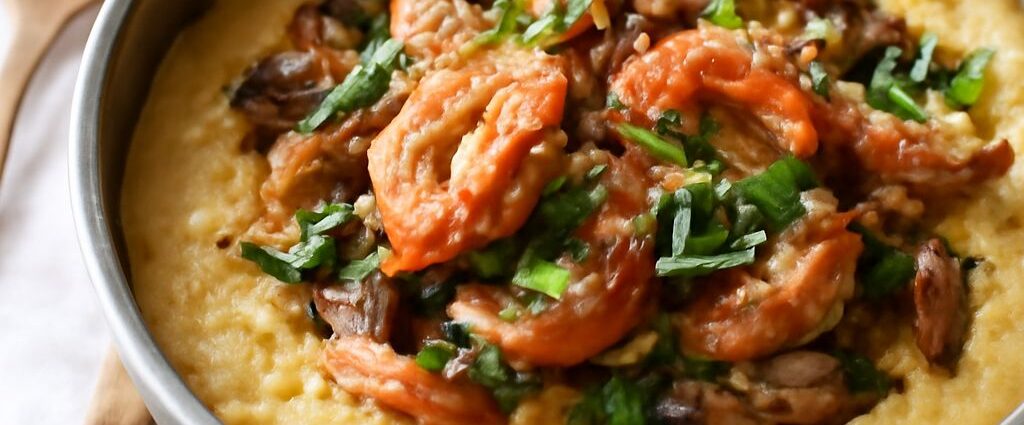 Colorful plate of vegan soul food and vegan southern food classics