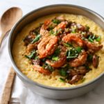 Colorful plate of vegan soul food and vegan southern food classics