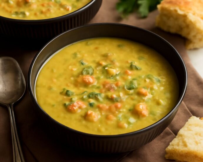 A bowl of K1 and K4, showing a hearty K2 with the comfort of K3.