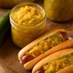 Small-batch zucchini relish in a jar
