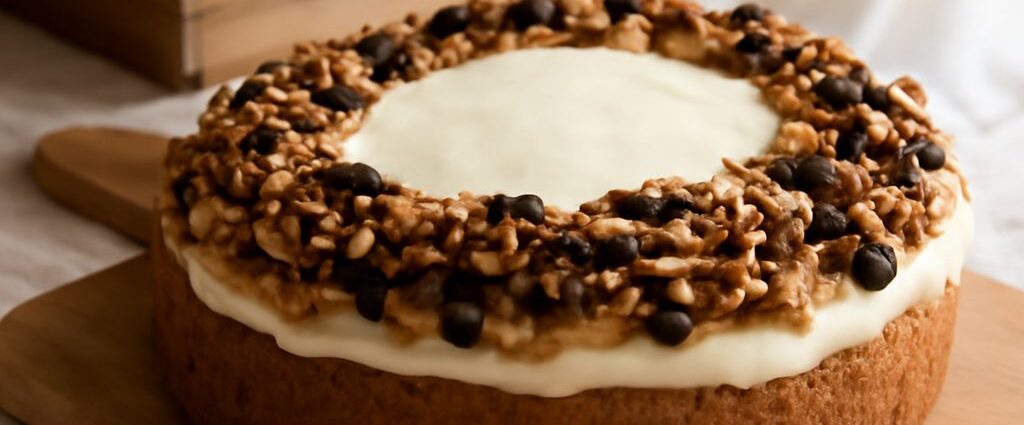 Moist cinnamon apple cake with apples suspended in a tender crumb