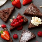 Three gluten-free, dairy-free dessert recipes: fruit crisp, chocolate pots, and nut- or seed-based cookies