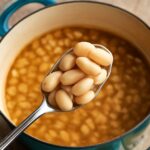 Great Northern beans and navy beans compared in bowls
