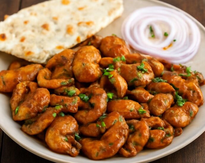 Four mushroom side dishes in serving bowls