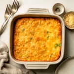 Sliceable potato and egg breakfast casserole with vegetables