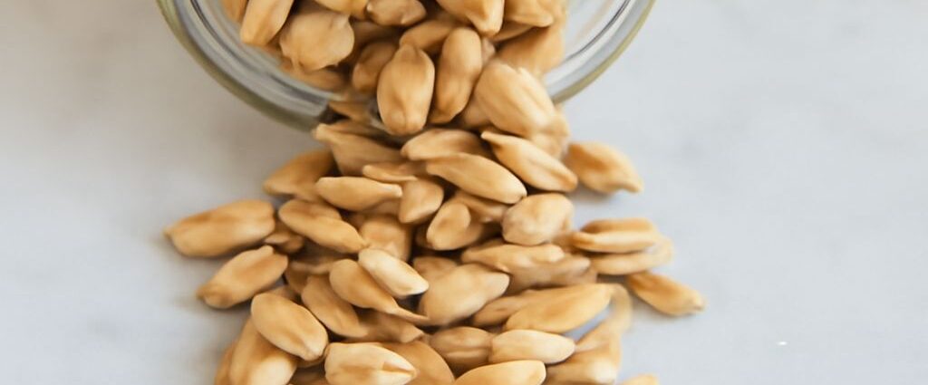 A bowl of crisp roasted butternut squash seeds