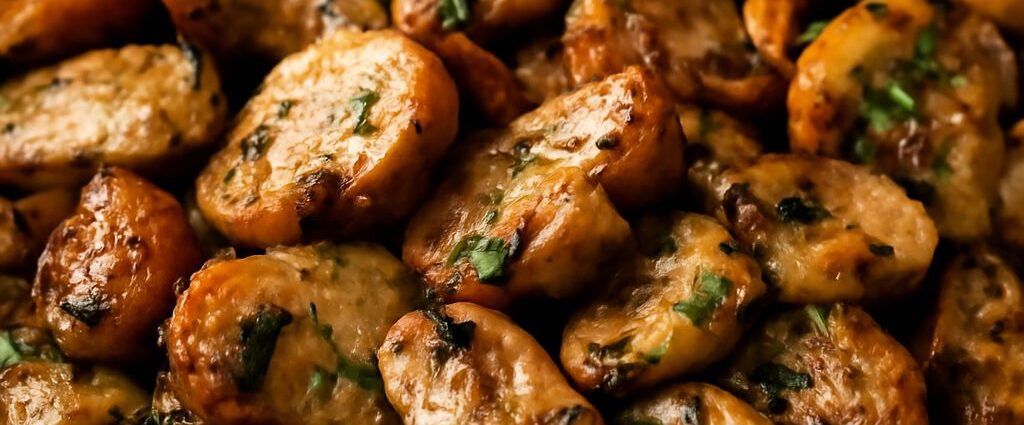 Best sauteed mushroom recipe with deeply browned, juicy mushrooms in a skillet