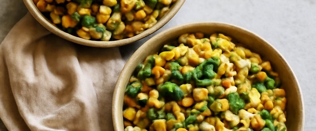Vegan pasta salad with crisp vegetables and bright lemon dressing