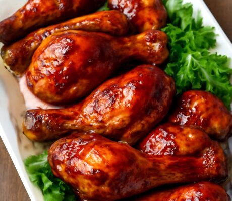 Baked chicken drumsticks in the oven
