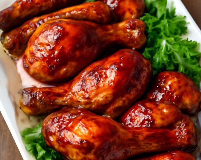 Baked chicken drumsticks in the oven