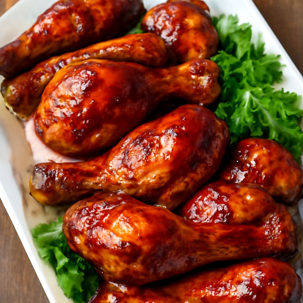 Baked chicken drumsticks in the oven