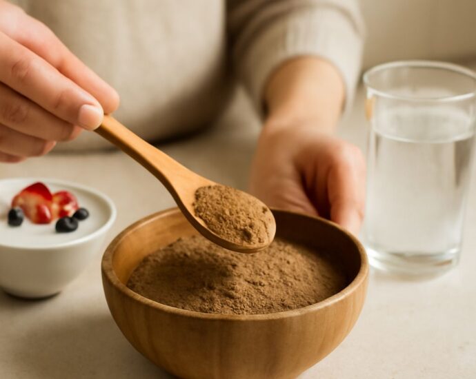Flax seeds and ground flax meal in bowls